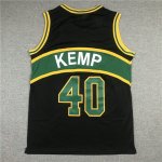 NBA 40 Kemp Seattle Supersonics Maillot noir